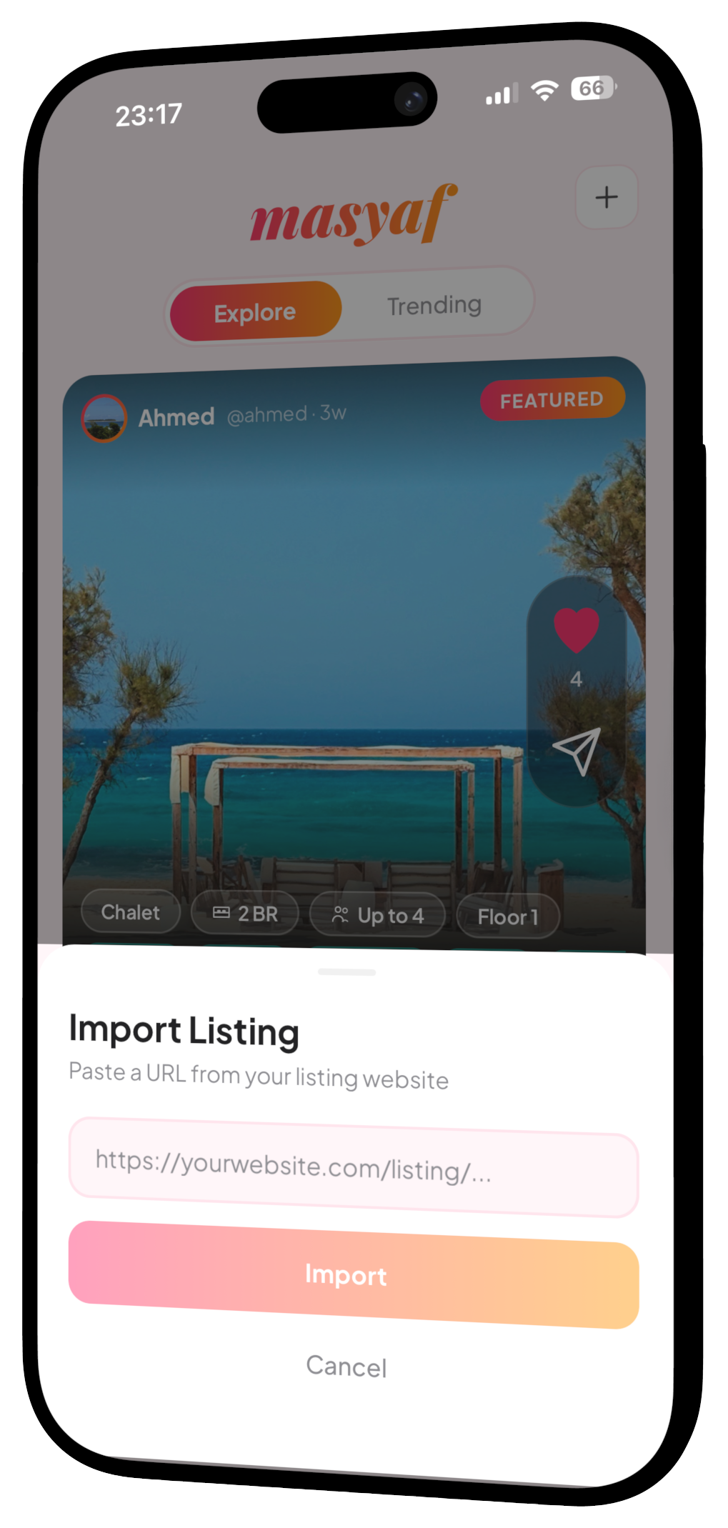 Masyaf — Import listing